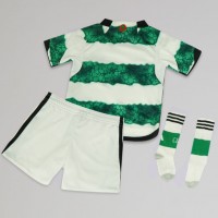 Celtic Domáci Detský futbalový dres 2023-24 Krátky Rukáv (+ trenírky)